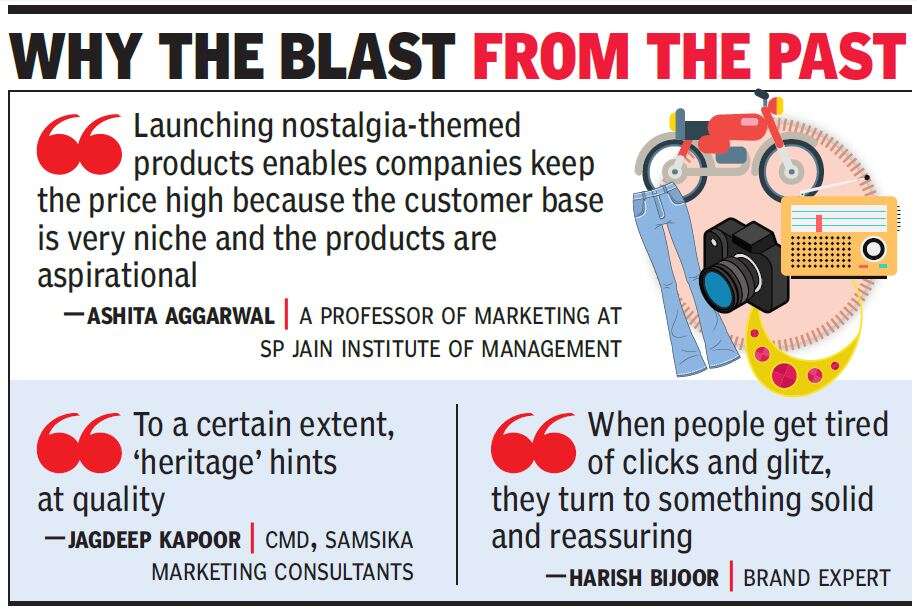 Retro trip: Companies bring back iconic designs