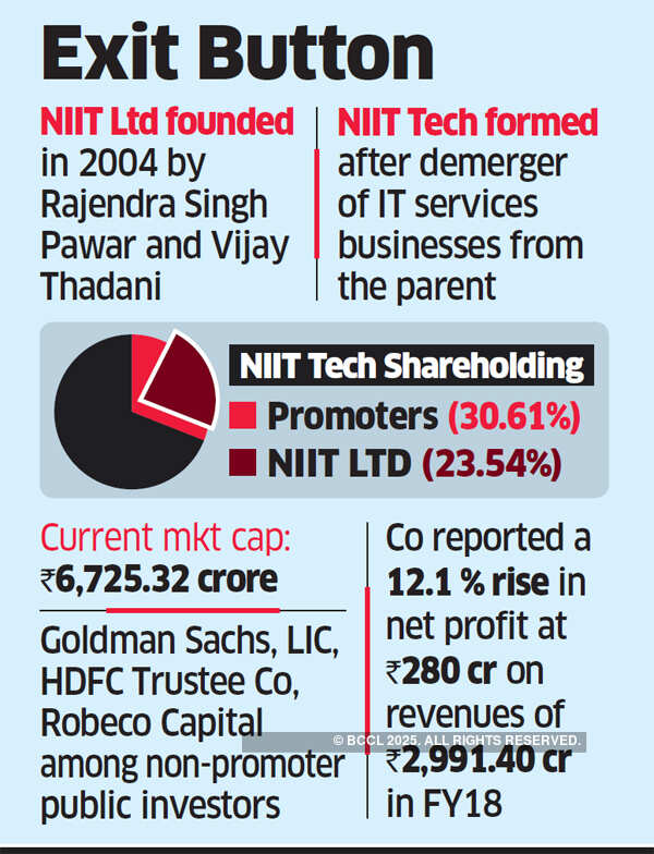 NIIT Tech approaches private equity funds as promoters look to exit