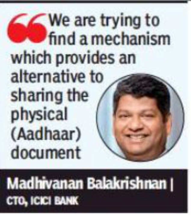 ICICI Bank may use mAadhaar for KYC