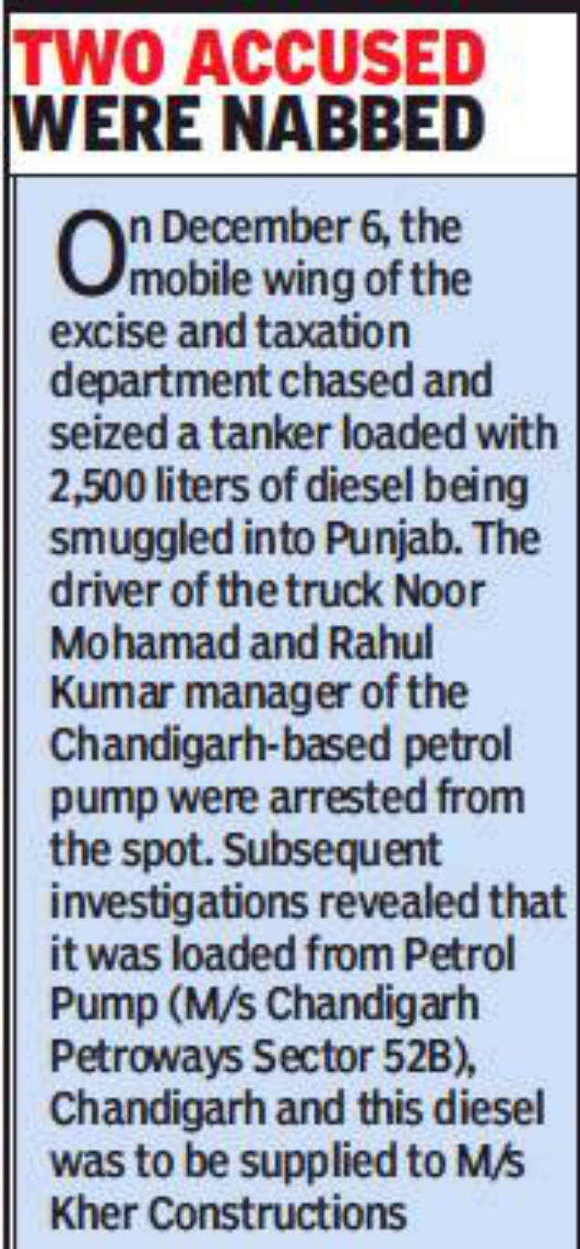Chandigarh: HPCL yet to act against petrol pump dealer for smuggling fuel