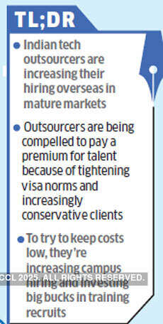 Why Indian IT firms are hiring teams overseas