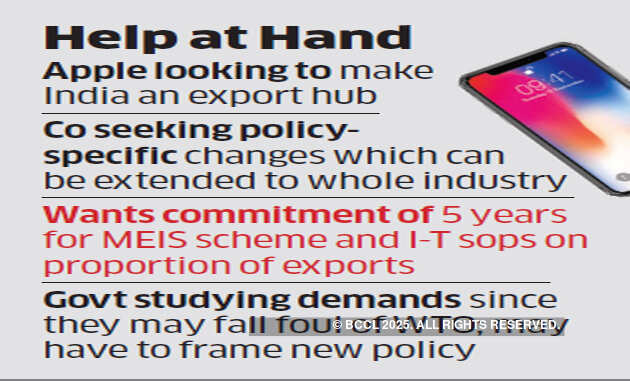 Government mulling policy sops for Apple, others