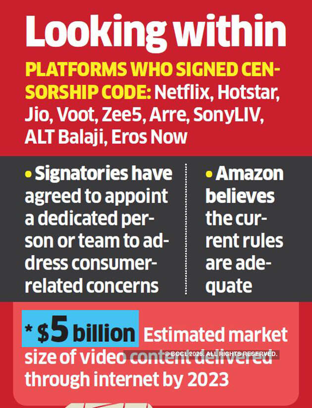 Netflix, Hotstar, Jio, others sign self-censorship code