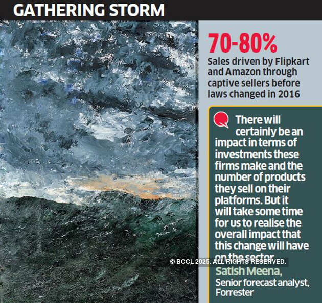 FDI rules may affect 50% of Amazon, Flipkart businesses