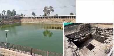 The Melukote Panchakalyani and (inset) a water source nearby
