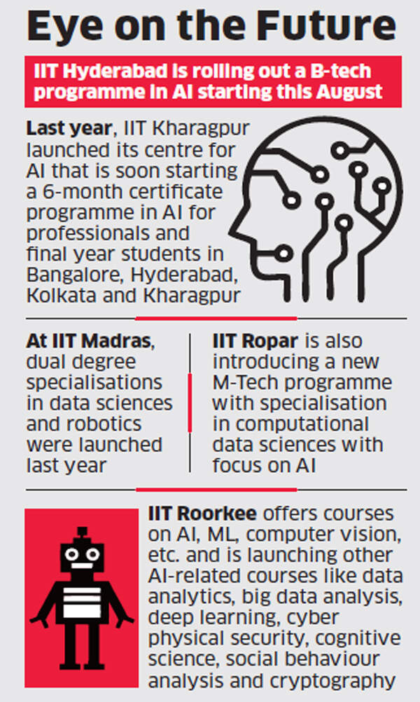 IITs roll out courses, incubating centres to bridge AI talent gap
