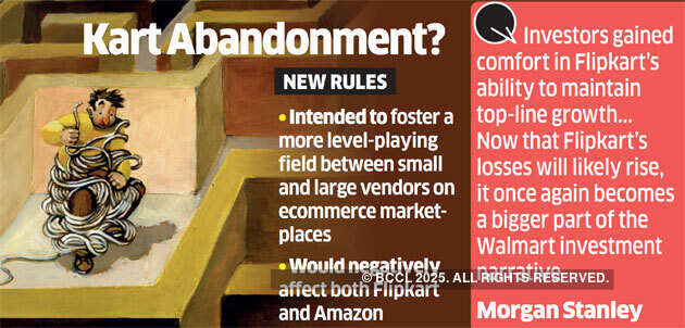 Morgan Stanley warns Walmart may exit Flipkart post new FDI rules