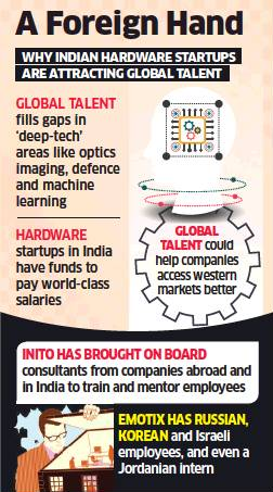Global talent trickling into Indian hardware startups