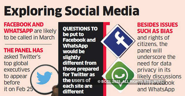 After Twitter, House panel may summon Facebook and WhatsApp