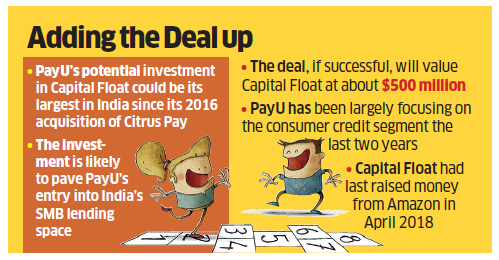 PayU in advanced talks to invest upto $150M in Capital Float