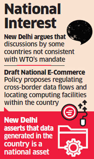 Global e-commerce talks strike at roots of WTO, says India