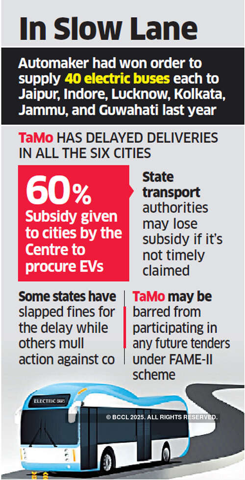 Government may blacklist Tata Motors for delaying delivery of e-buses