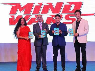 Left to right:  director & chief creative officer,Xpress Minds, Punit Misra, CEO, domestic broadcast business, ZEEL, Ashish Sehgal, chief growth officer, ZEEL, Kunal Savarkar, CEO, Xpress Minds