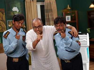 (Symphony ad director Manoj Tapadia with film actors)