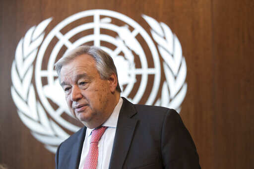 United Nations Secretary-General Antonio Guterres 