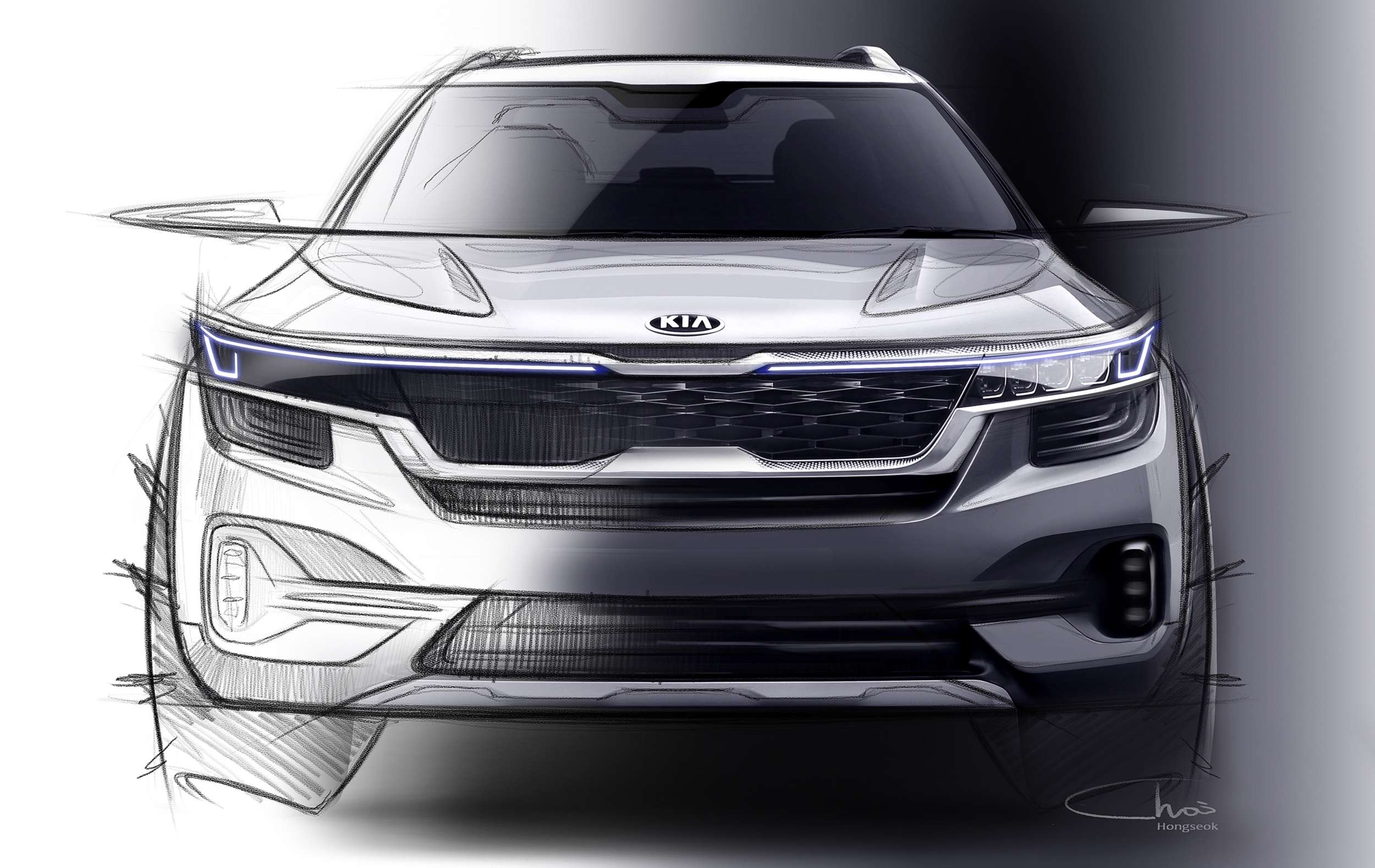 Kia Cars Kia Reveals First Sketches Of Mid Suv Based On Sp