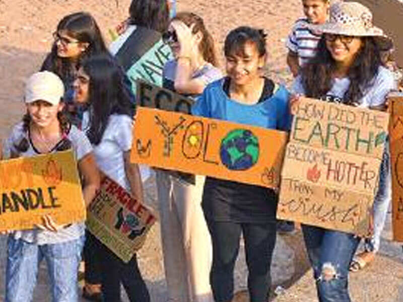 Hyderabad students strike, ask government to act on climate change