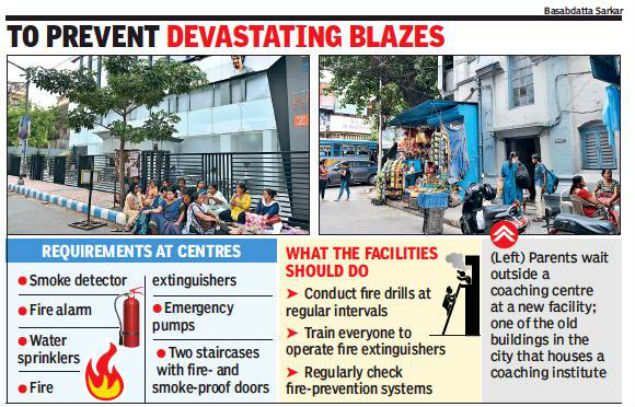 After Surat tragedy, Kolkata coaching centres review fire-safety measures