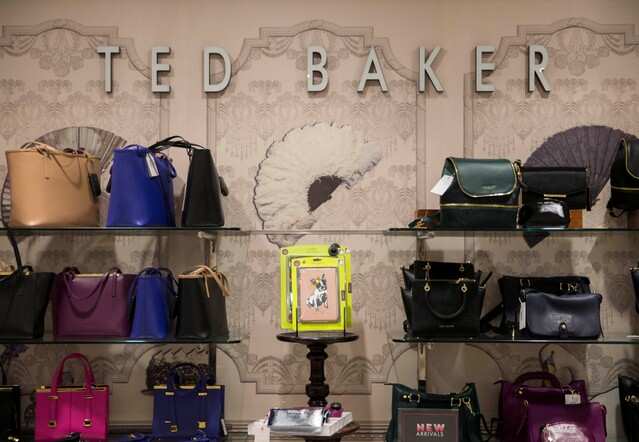 Ted Baker goods are displayed in a store in London, Britain October 06, 2015. REUTERS/Neil Hall/File Photo