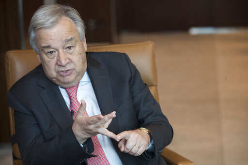 United Nations Secretary-General Antonio Guterres 