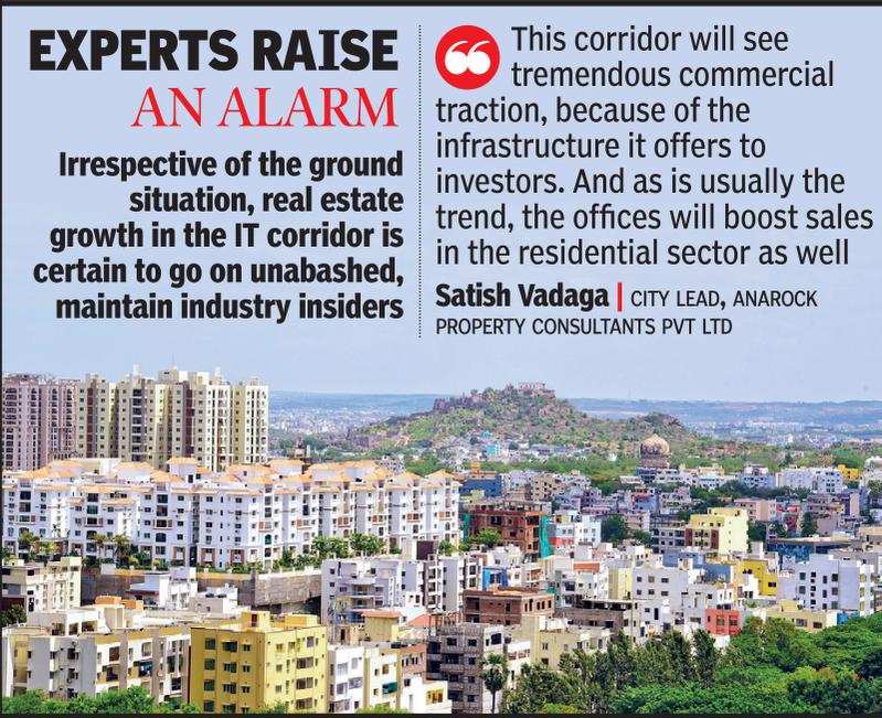 Rapid realty growth at the root of civic crisis along IT corridor