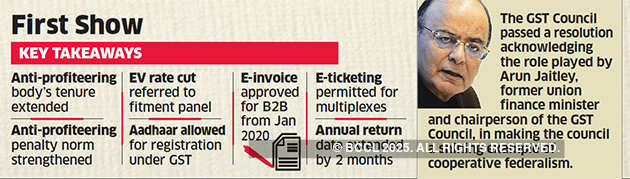 GST council extends tenure of anti-profiteering body