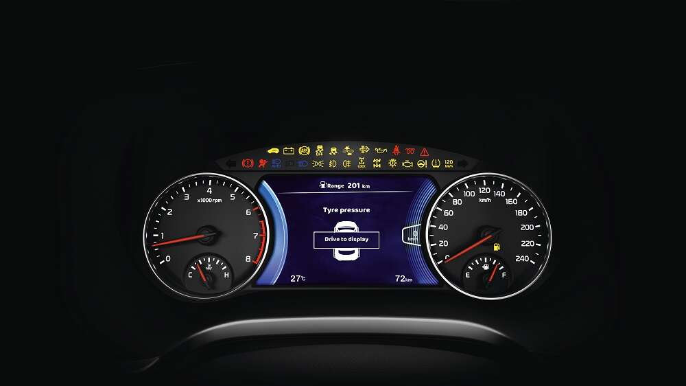 Advanced 7.0 colour display