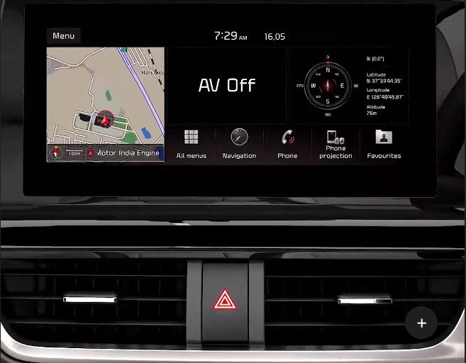 10.25 Touchscreen & 7 cluster