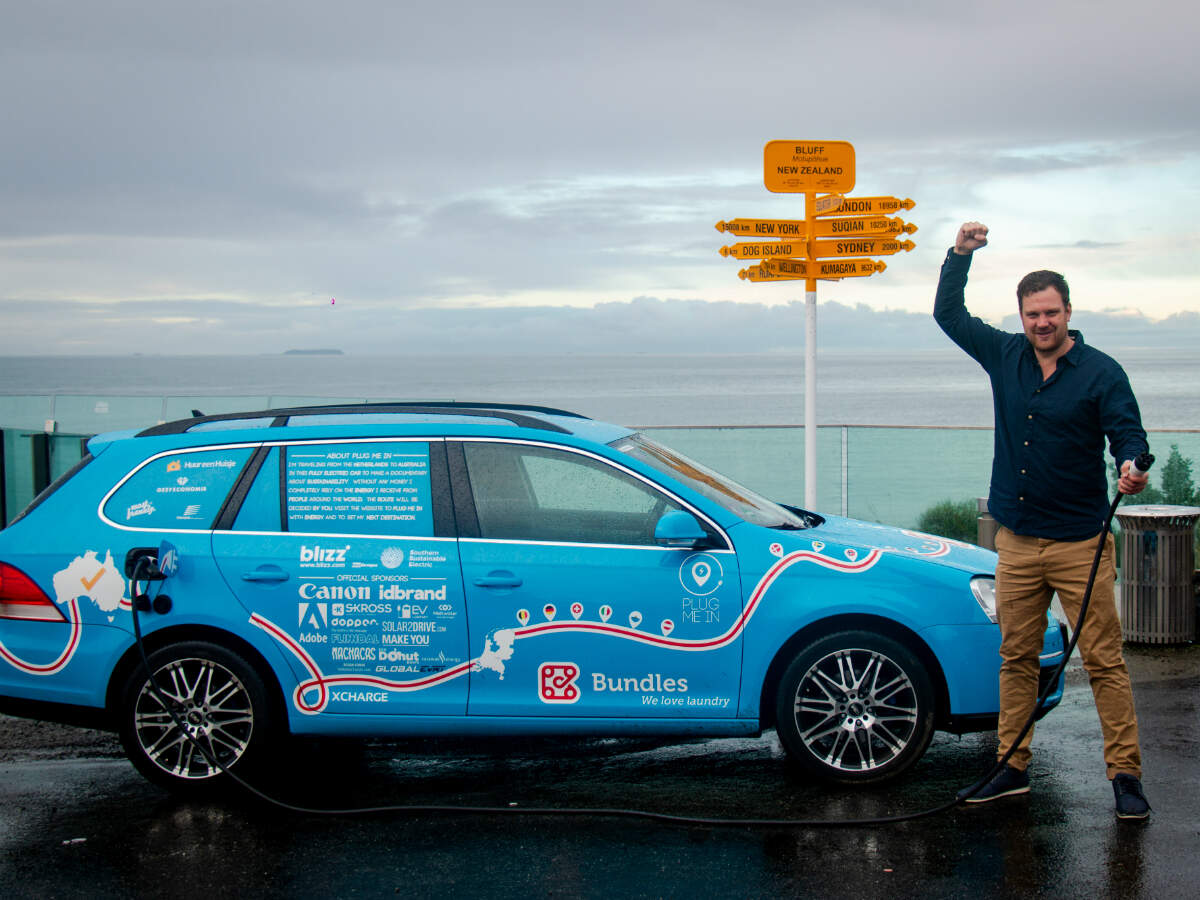 “I wanted to do my best to promote this technology and show that sustainability is a viable way of transport,” Wakker said on completing the longest ever journey in an electric vehicle in New Zealand. 