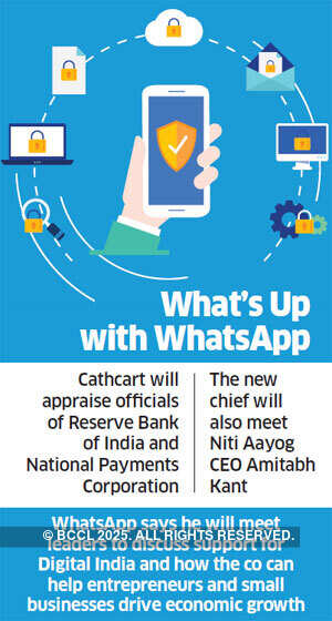 New WhatsApp Global head to meet RBI, NPCI officials