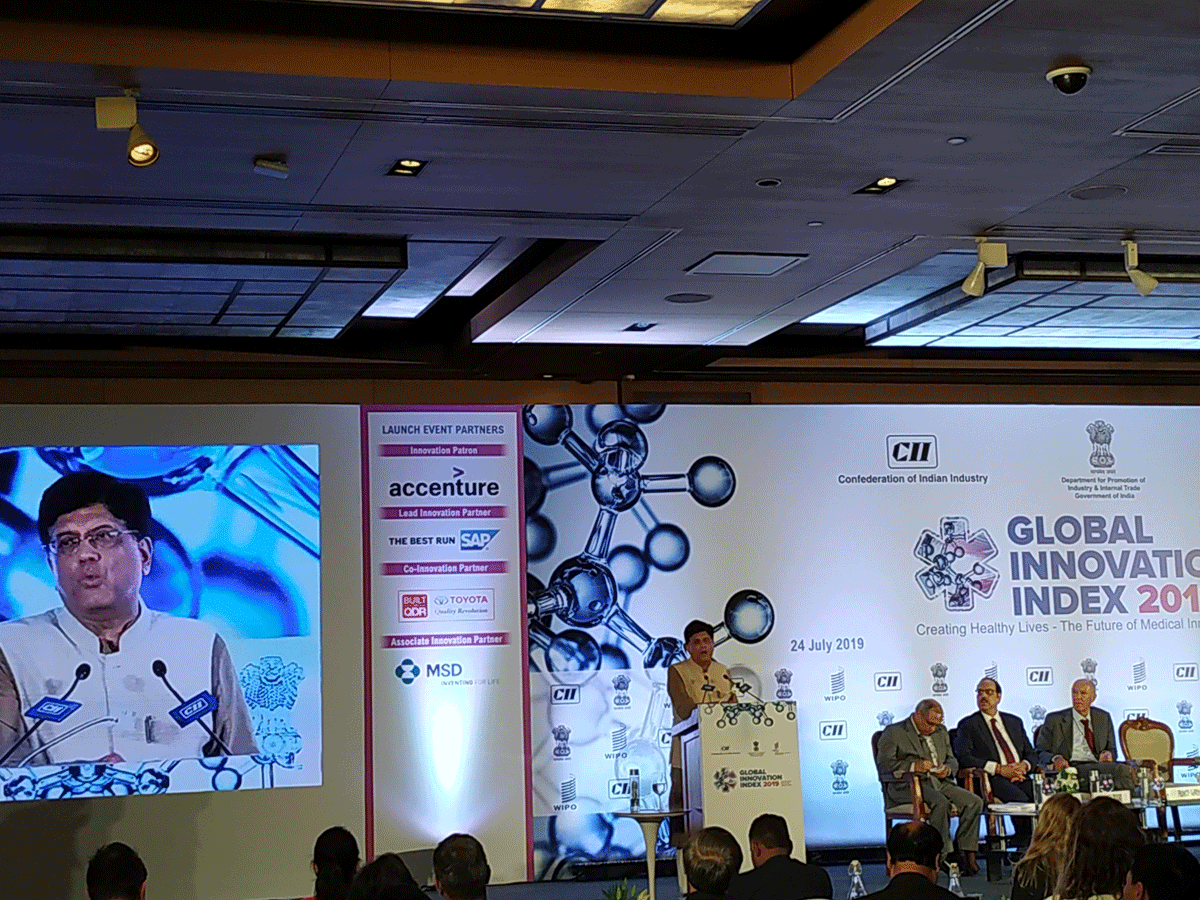 India climbs five places to 52 on Global Innovation Index