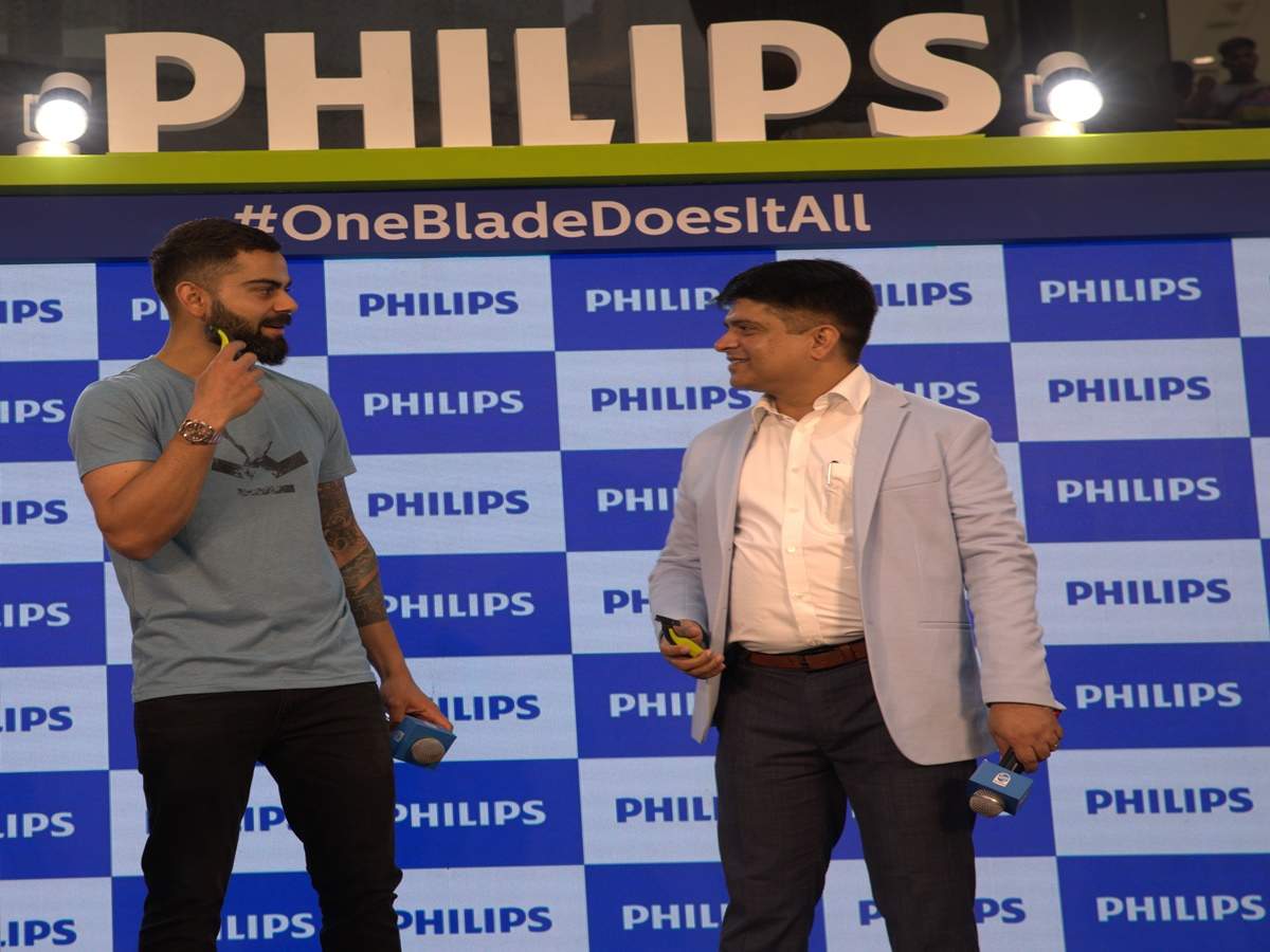 Philips launches latest product in male grooming, Virat Kohli unveils OneBlade