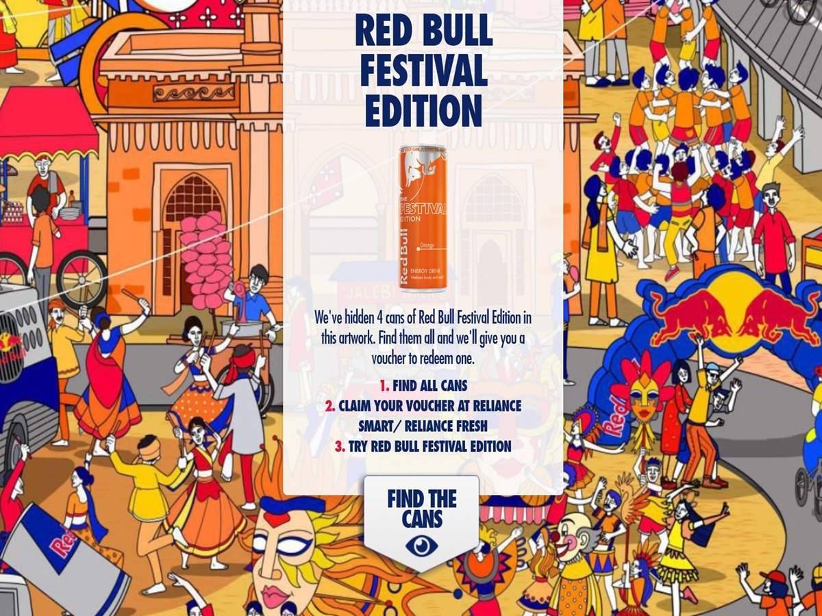 Ad Campaign Red Bull India Launches Festival Edition Can With Taste Of Orange Marketing Advertising News Et Brandequity