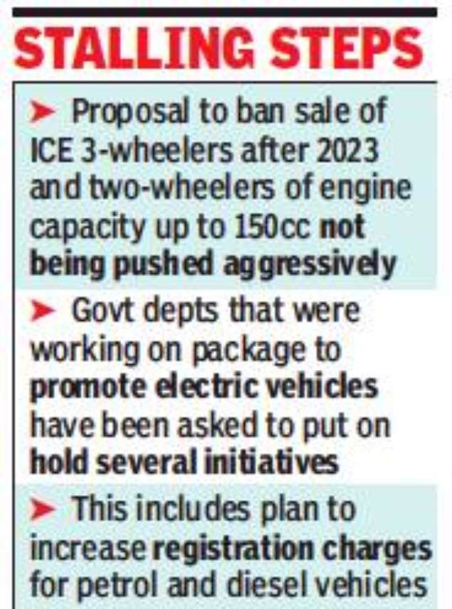 In breather to auto firms, govt to go slow on e-vehicle push