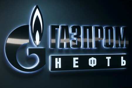 A sign displaying the logo of Russia's Gazprom Neft oil company is seen at the company's office in the West Siberian city of Khanty-Mansiysk, Russia, January 28, 2016. REUTERS/Sergei Karpukhin/Files