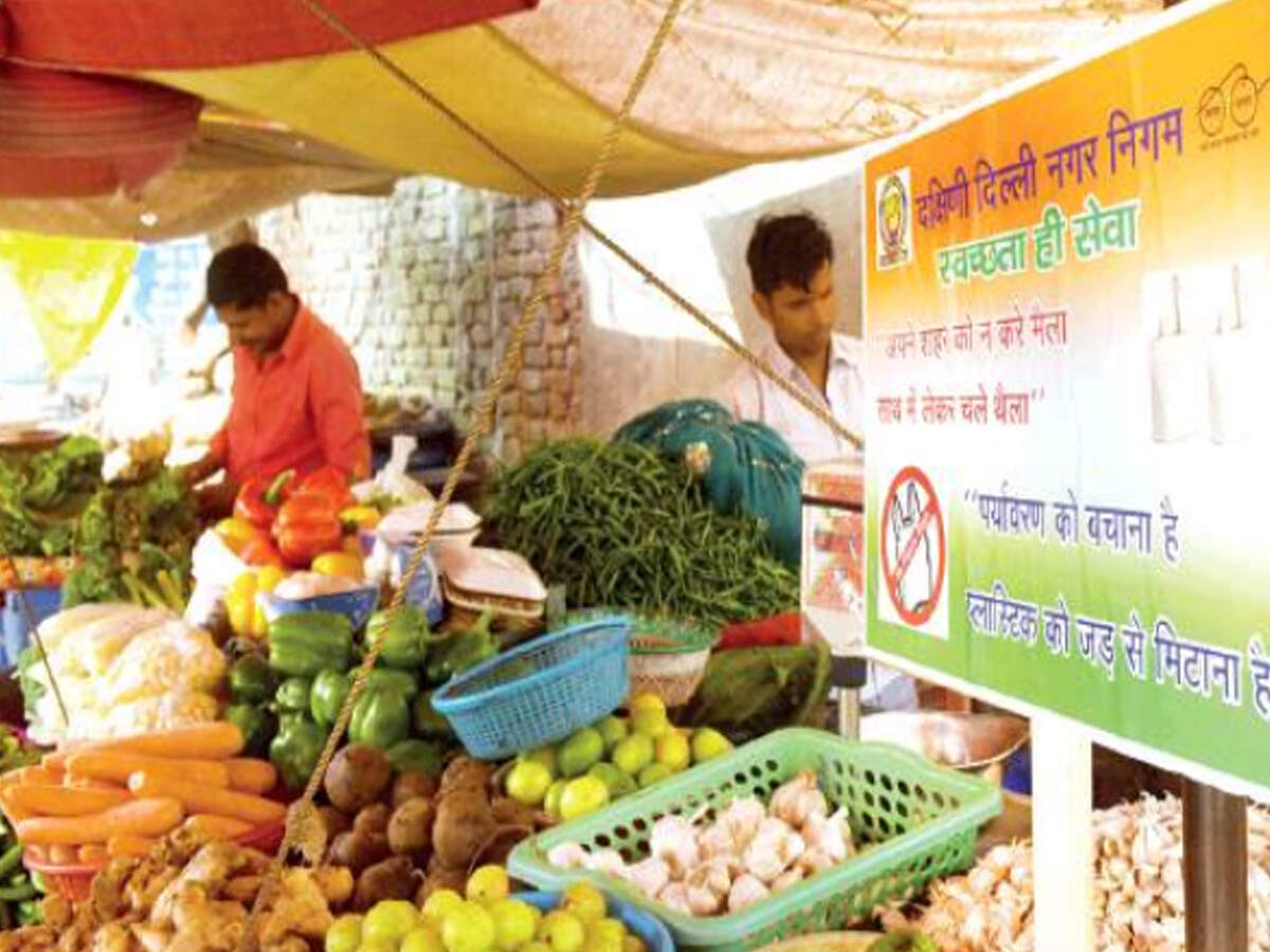 West Delhi market is first in city to go plastic-free