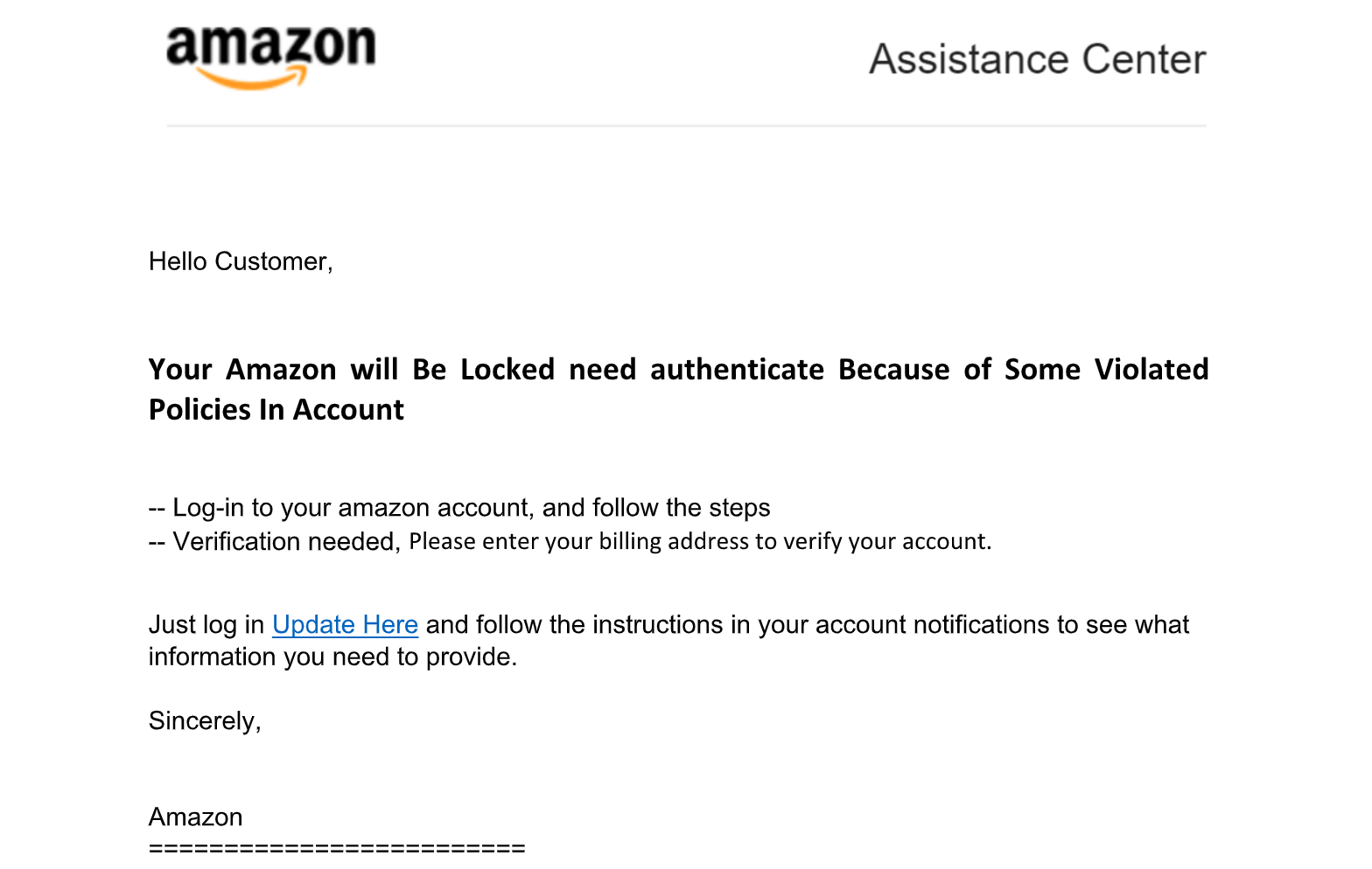 Online shoppers, don’t fall for this ‘Amazon locked’ scam