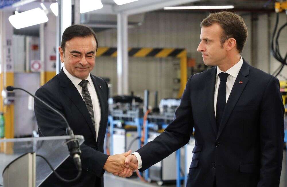 Jan 29, 2019 : French President discusses Ghosn with Japanese PM