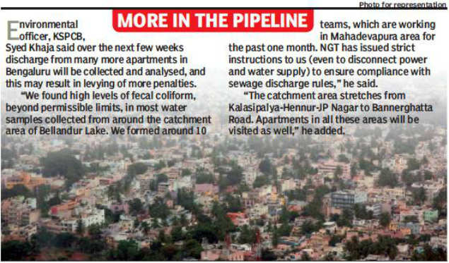 Bengaluru: Over 450 apartments told to pay Rs 291 crore fine over sewage
