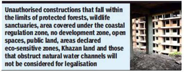 Goa legalises 170 unauthorised buildings