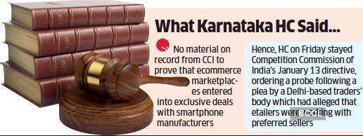 CCI has no proof against Amazon and Flipkart: Karnataka HC