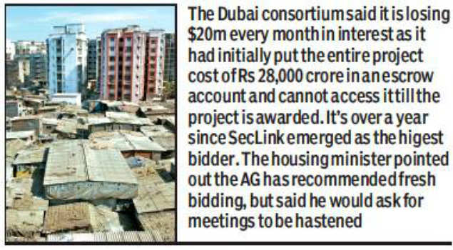 Award Dharavi redevelopment project or pay Rs 2,299 crore : SecLink