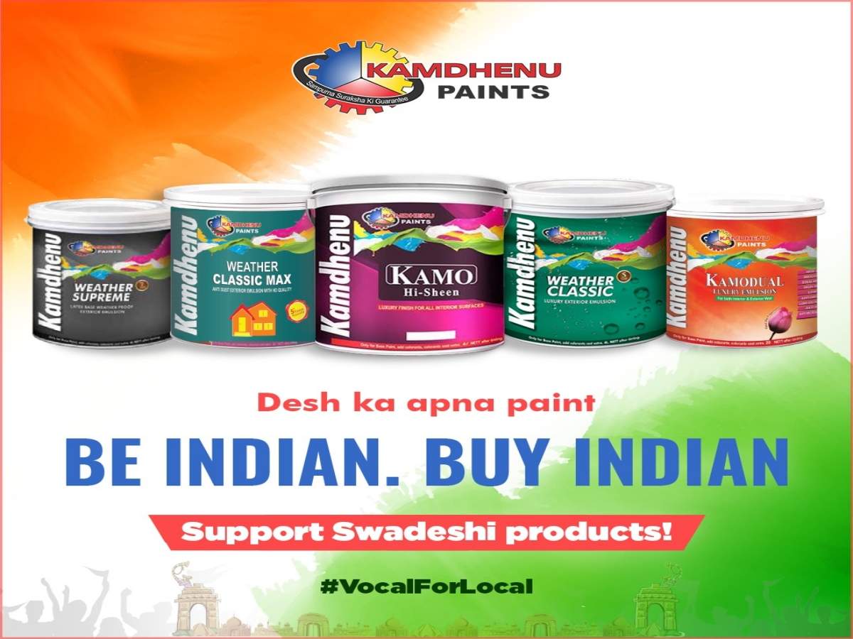 <p>Kamdhenu Paints has launched a new social media campaign to amplify PM Modi's message of being 'Vocal For Local'.</p>