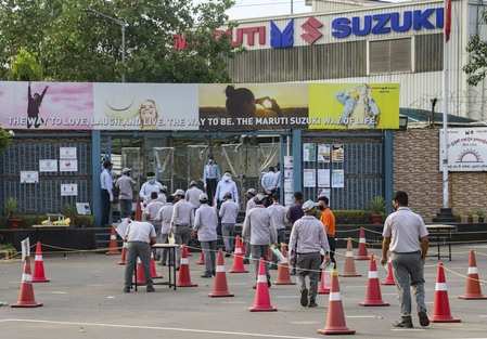 Maruti Suzuki restarted operations at its Gurugram plant in Haryana on Monday after about 55 days of closure because of the coronavirus-led lockdown.