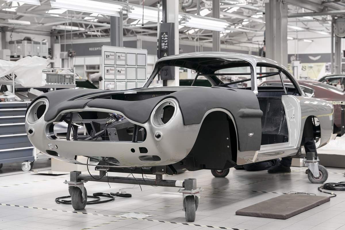 Aston Martin DB5: First production unit of iconic Bond car rolls out 55  years after last one