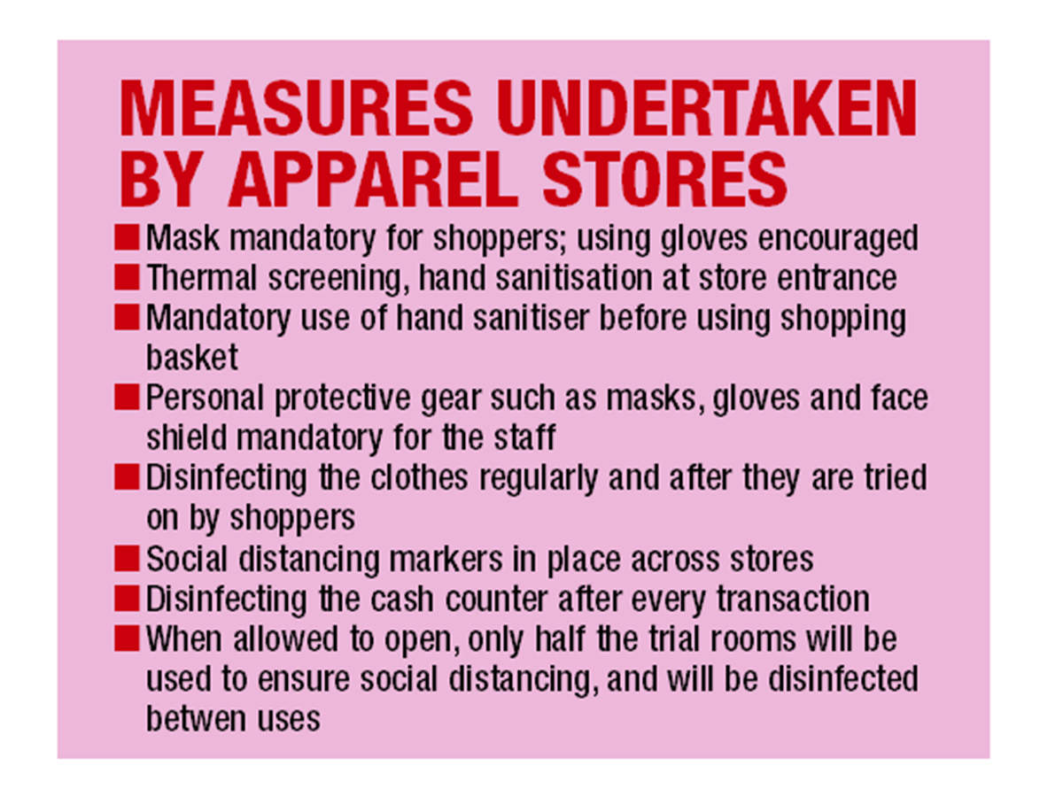 From disinfecting clothes to contactless shopping, apparel shops follow safety measures post lockdown, Retail News, ET Retail