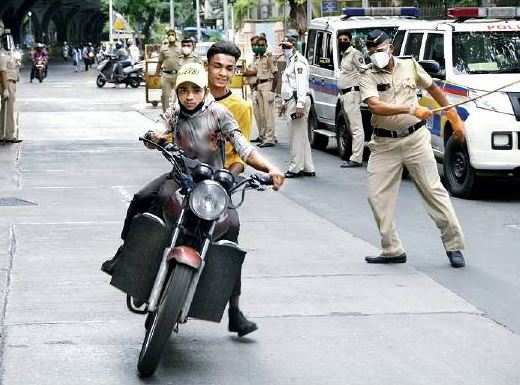 Traffic police data showed that two-wheelers were 72% of all vehicles impounded.
