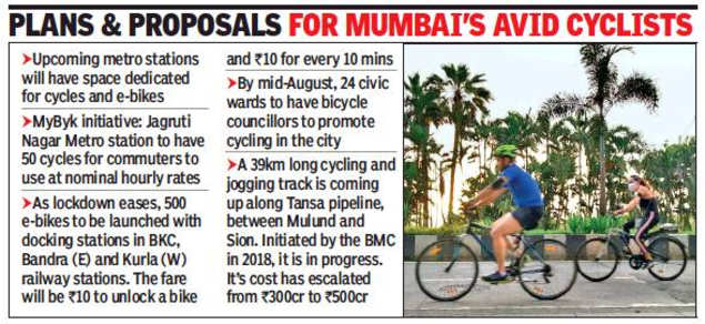 Fresh air and fear of mass transit puts bicycles back on Mumbai streets