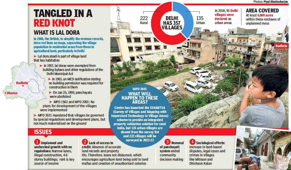 Unchecked growth turning villages into illegal colonies in Delhi