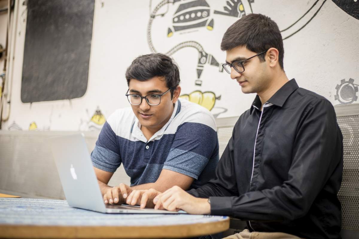 Pixxel founders - Kshitij Khandelwal (L) and Awais Ahmed (R)